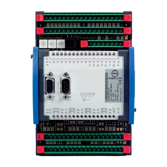 PMA KS800 Interface Manual
