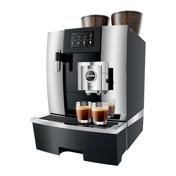Jura GIGA X8c Instructions For Use Manual