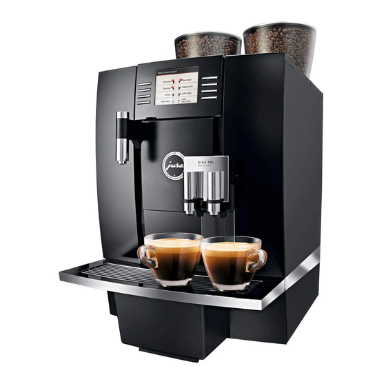 Jura GIGA X8C Operating & Cleaning Instructions