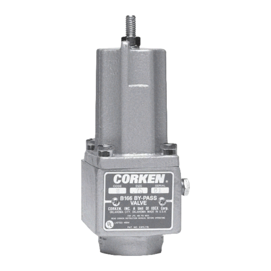 Corken B166 Installation, Operation & Maintenance Manual