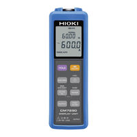 Hioki CM7291 Instruction Manual