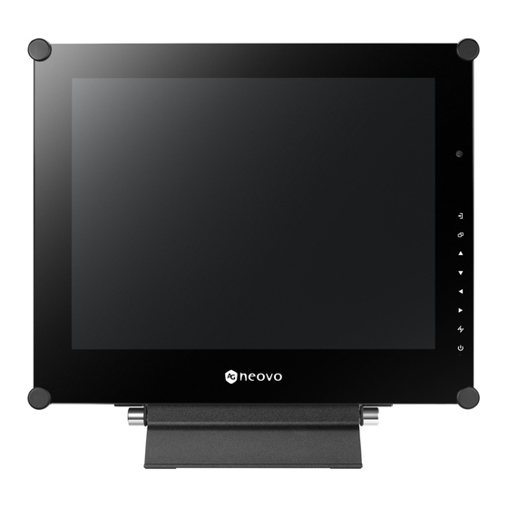 AG Neovo SX-15G User Manual