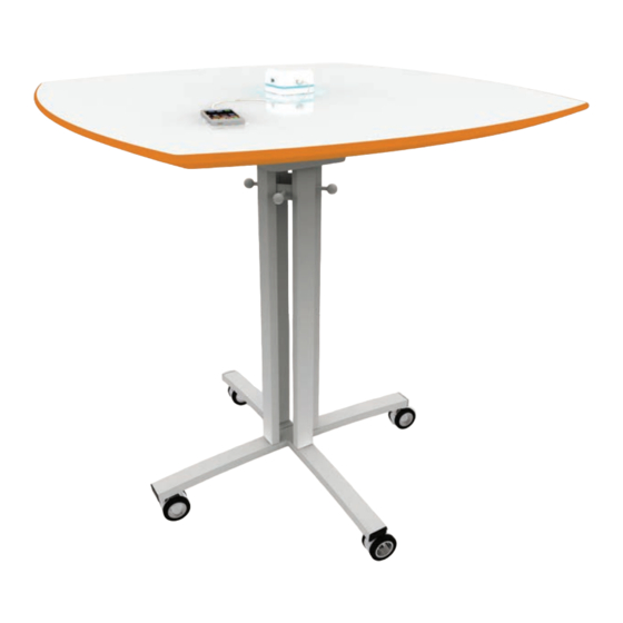 PalmerHamilton Nomad Re-Load Mobile Table with Charging Station Manuals