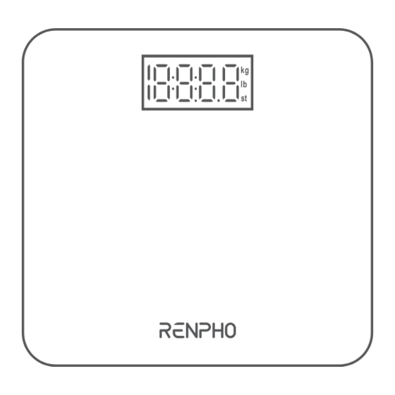 RENPHO BG260R User Manual