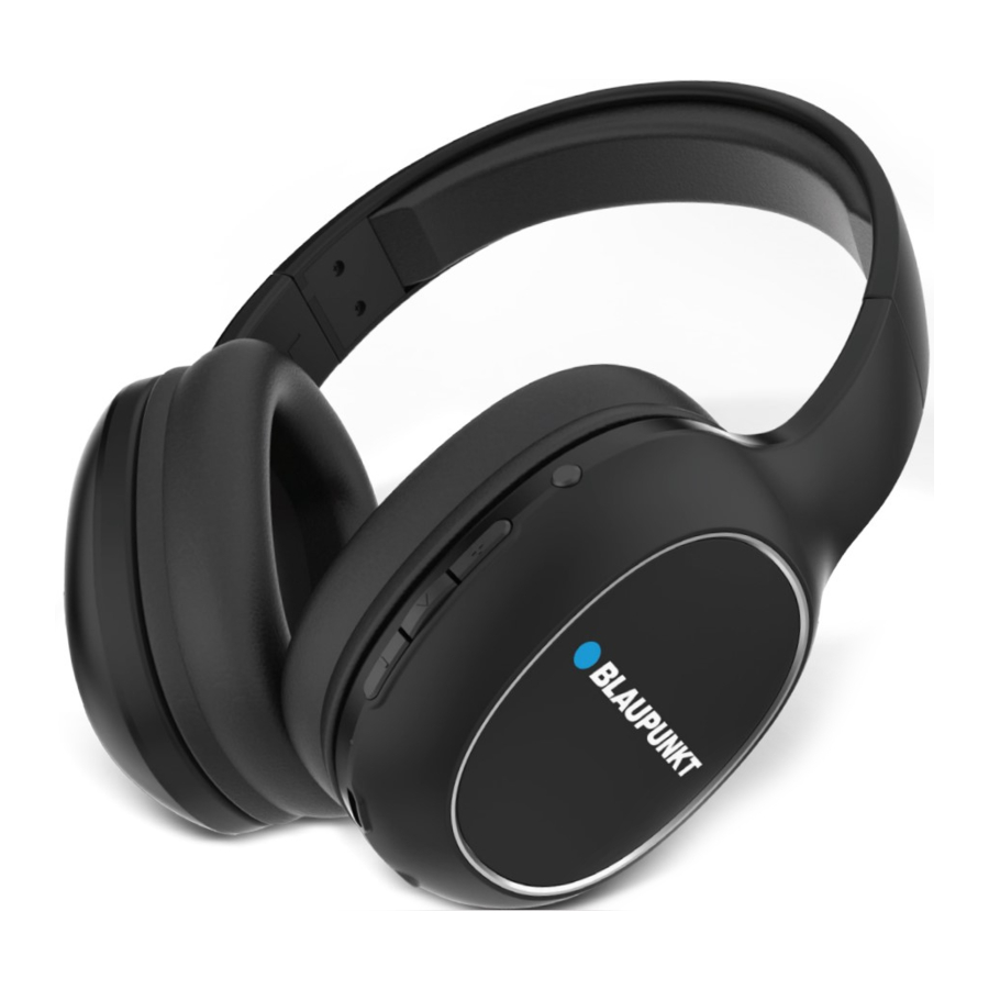 Blaupunkt BH-21 EQz - Wireless HeadPhone Manual