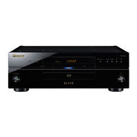 Pioneer BDP-09FD - Elite Blu-Ray Disc Player Operating Instructions Manual