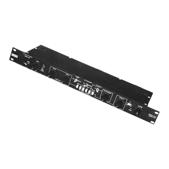 MicMix Audio Dynaflanger 265 Flanger Manuals