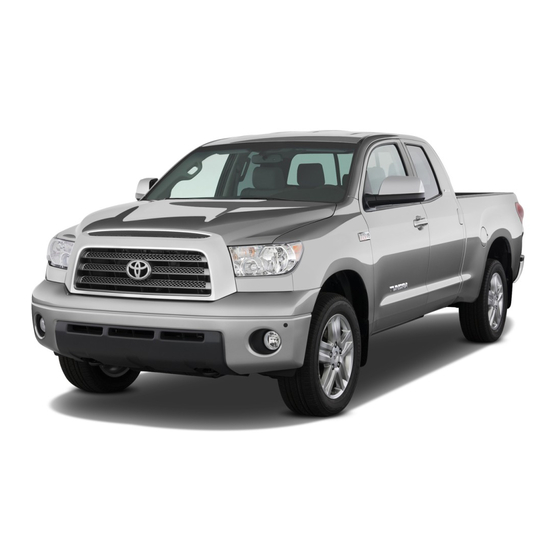 Toyota 2008 Tundra Owner's Manual