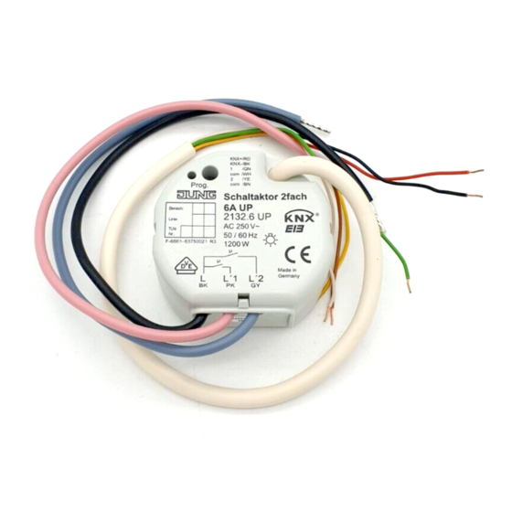 Jung KNX 2131.16 UP Operating Instructions Manual