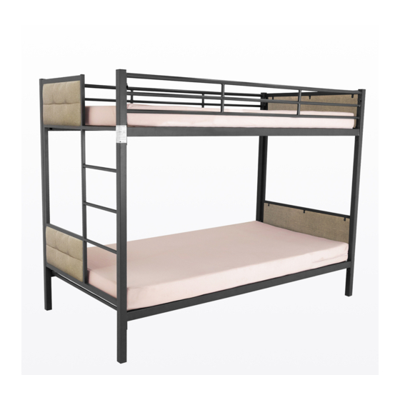 Living Essentials JUNO BUNK BED BFMBG0720 Assembly Instructions Manual
