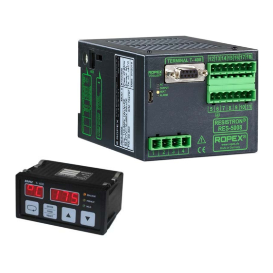 Ropex RESISTRON RES-5008 User Manual