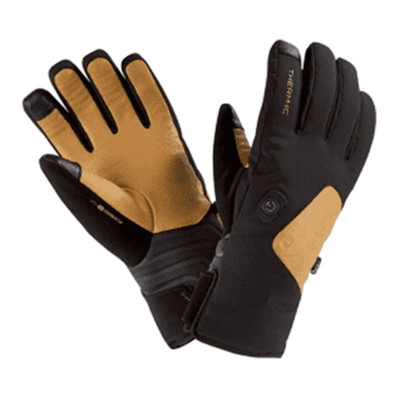 SIDAS THERM-IC PowerGloves Instructions For Use Manual