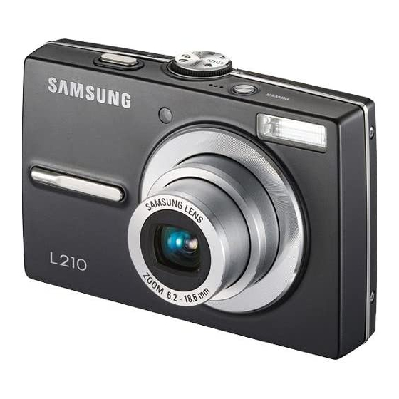 Samsung L210 - Digital Camera - Compact Manuals