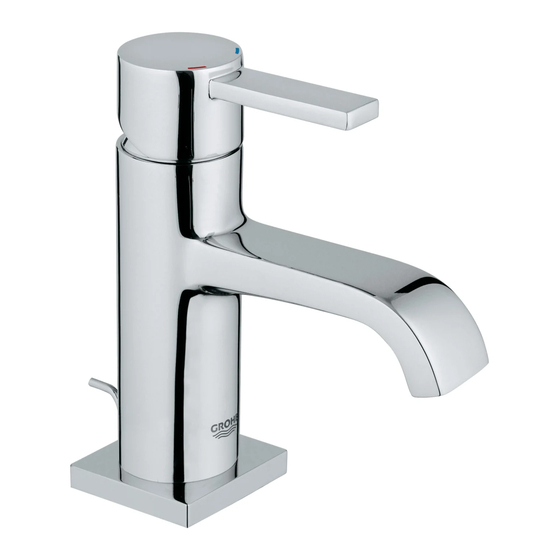 Grohe Allure 23 077 Installation Instructions Manual