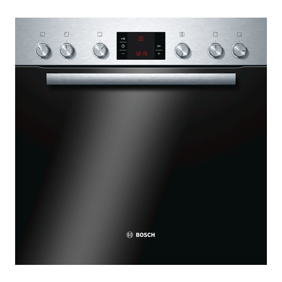 Bosch HEA63B0 0 Series Instruction Manual