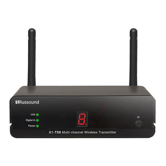Russound X1 Installation Manual