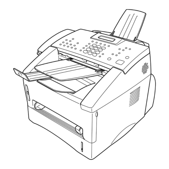 Brother MFC-8500 Owner's Manual