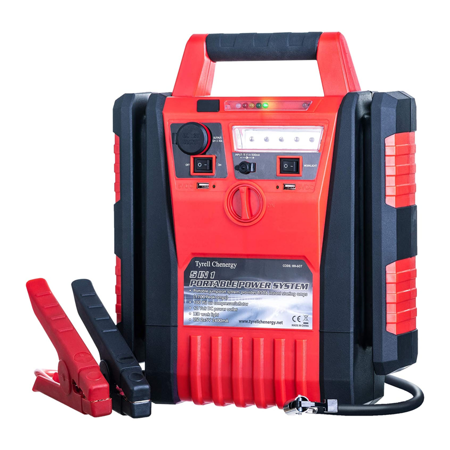 Tyrell Chenergy HH607 Quick Start Manual