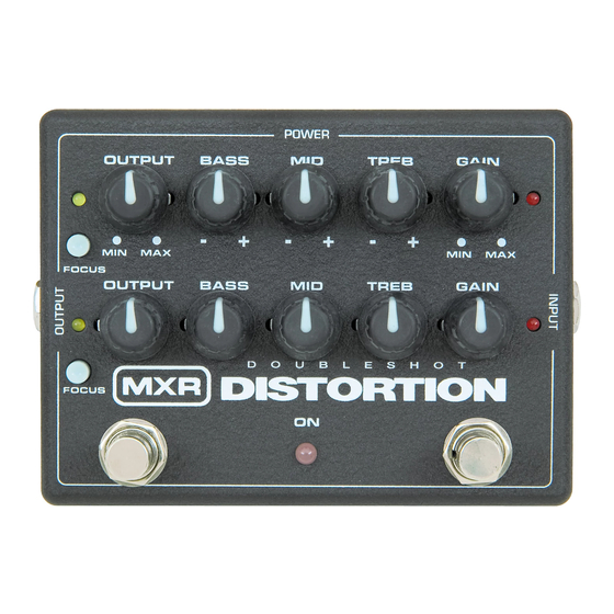 mxr M-151 Manual