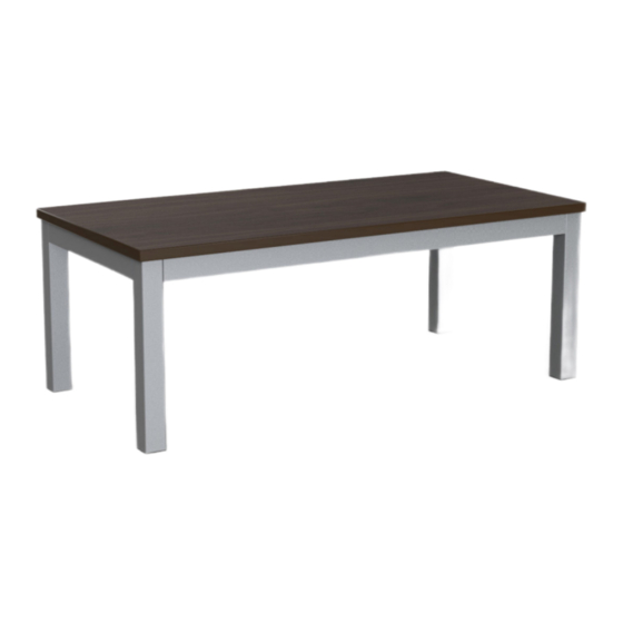 Knight Cubit Coffee Table 1200 Assembly Instructions