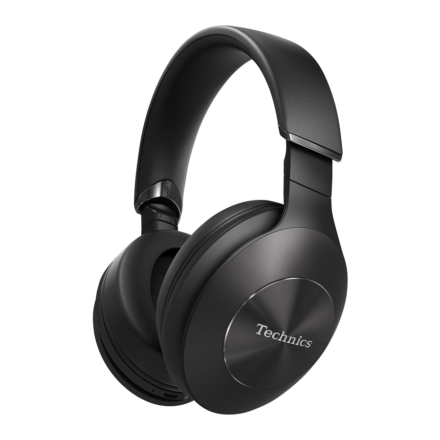 Technics EAH-F50B - Digital Wireless Stereo Headphones Manual