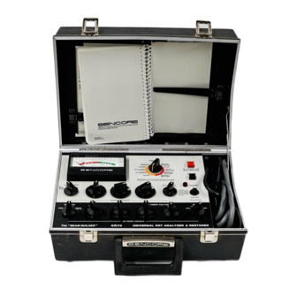 Sencore BEAM BUILDER CR70 Operation And Application Manual