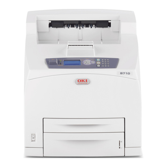 Oki B710dn Setup Manual