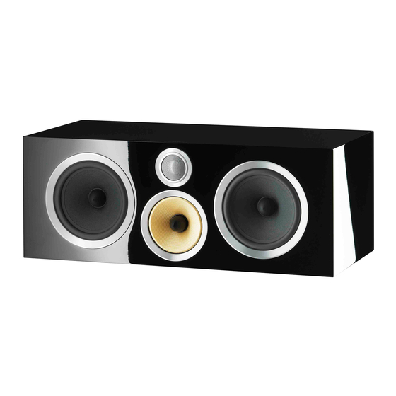 Bowers & Wilkins CM Centre S2 Manual
