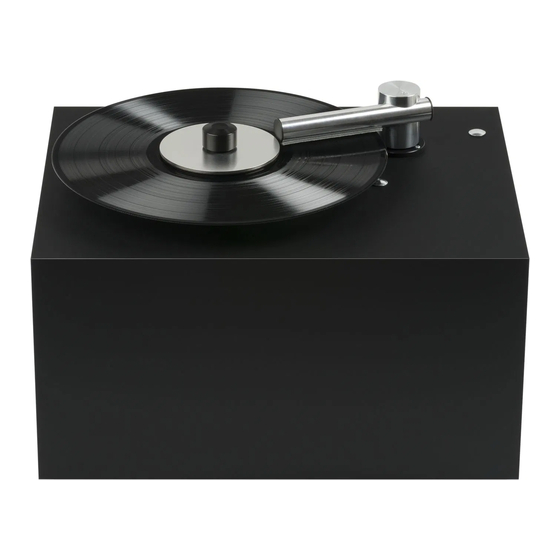 Pro-Ject Audio Systems VC-S Instructions For