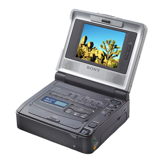 Sony GV-D800E Operating Instructions Manual
