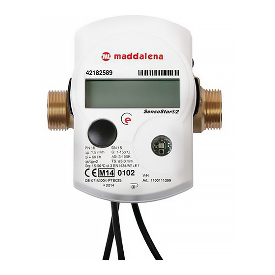 MADDALENA microCLIMA/SENSOSTAR 2+ MSH Installation And Operating Instructions Manual
