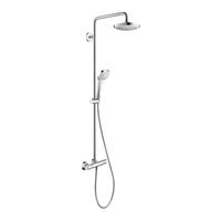 Hans Grohe Croma Select E 180 Showerpipe 27256400 Instructions For Use/Assembly Instructions