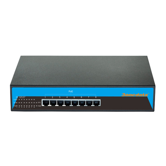 3onedata ES1008G-8POE-150W-P User Manual
