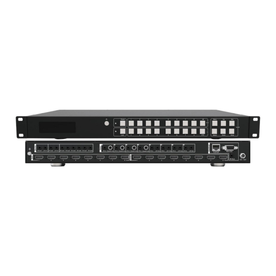 BZB Gear BG-UHD-88M 8x8 HDMI Matrix Manuals