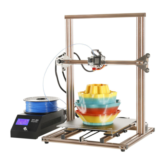 Aibecy DY-H9 DIY 3D Printer Manuals