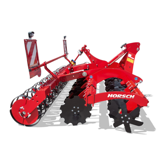 horsch Joker CT Operating Instructions Manual