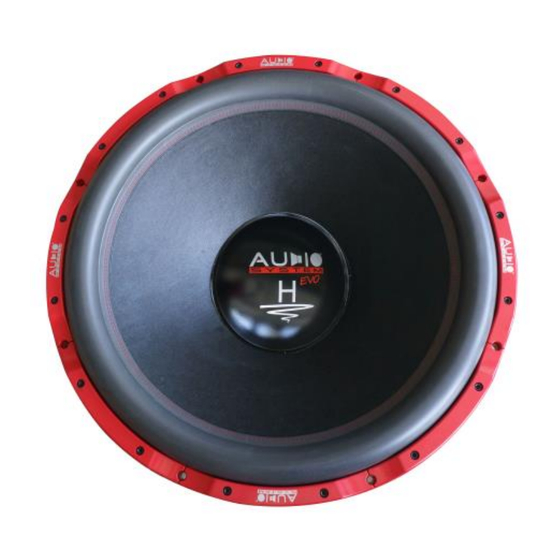 Audio System H 33 EVO User Manual