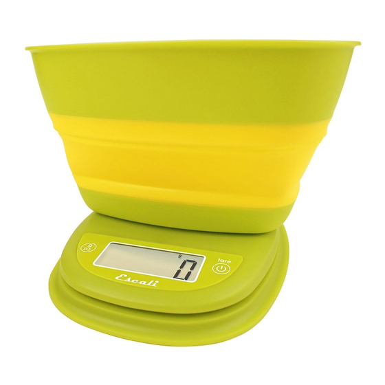 Escali POP User Manual