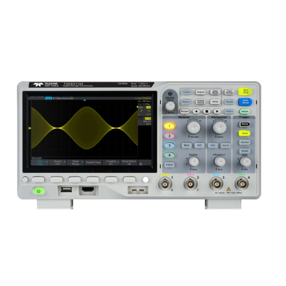 Teledyne T3DSO1000 Series User Manual
