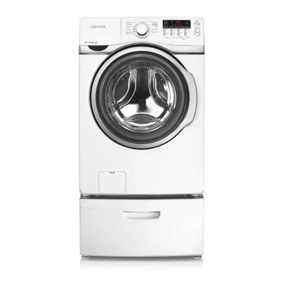 User Manuals: Samsung WF393BTPA series Washer
