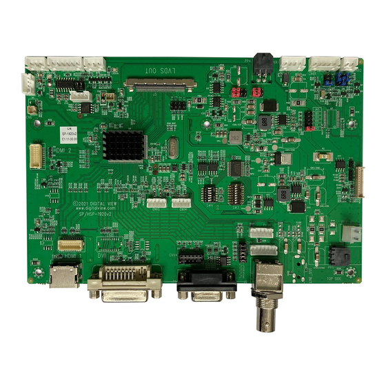 Digital View SP-1920v2 Instructions Manual