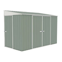 ABSCO SHEDS 30153BK-PTX Manual
