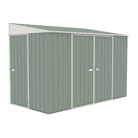 ABSCO SHEDS 30153BK-PTX Manual
