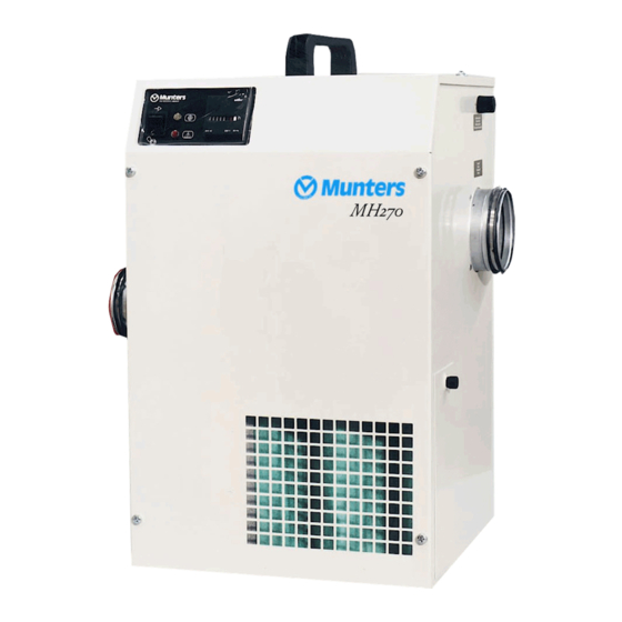 Munters MH270 User Manual
