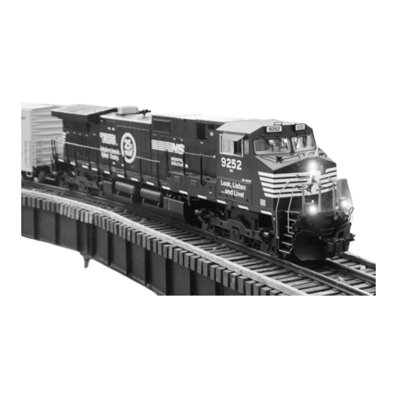 Bachmann GE DASH 9 Operating Instructions Manual