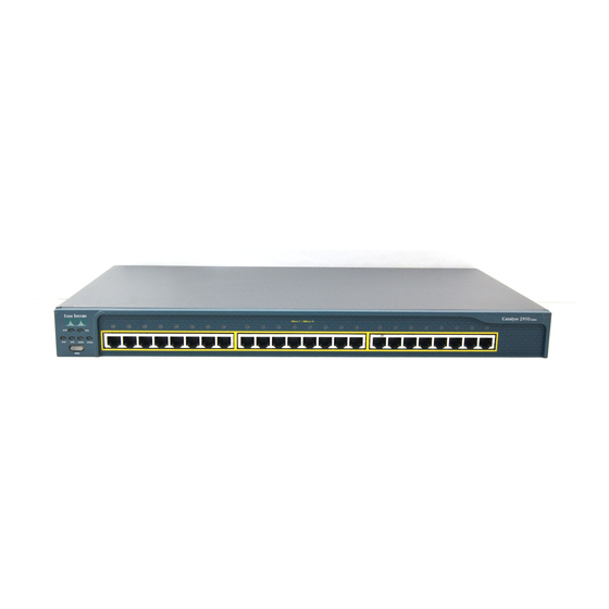 Cisco 2950G 24 - Catalyst Switch Manuals