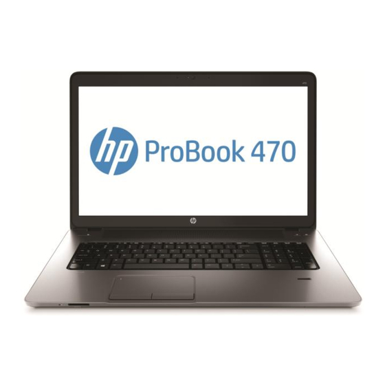 HP ProBook 470 Manuals