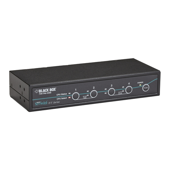 Black Box ServSwitch KV9612A User Manual