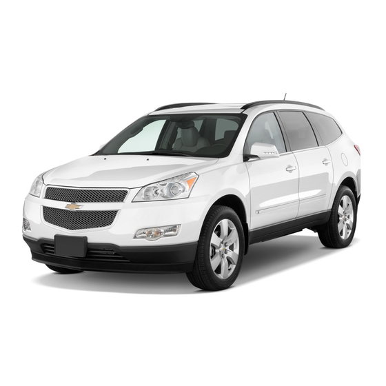 Chevrolet 2010 Traverse Owner's Manual