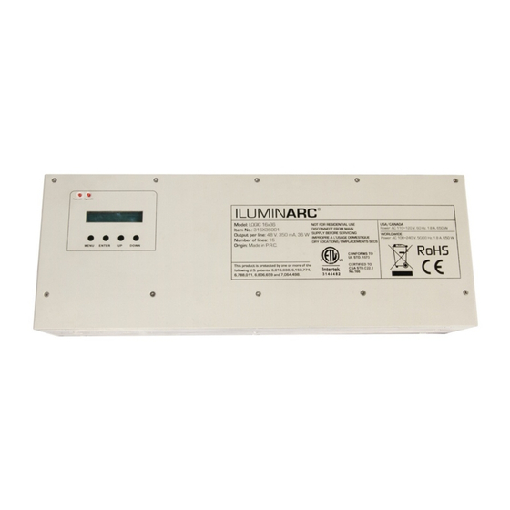 Iluminarc Logic 16 x 36 Quick Reference Manual